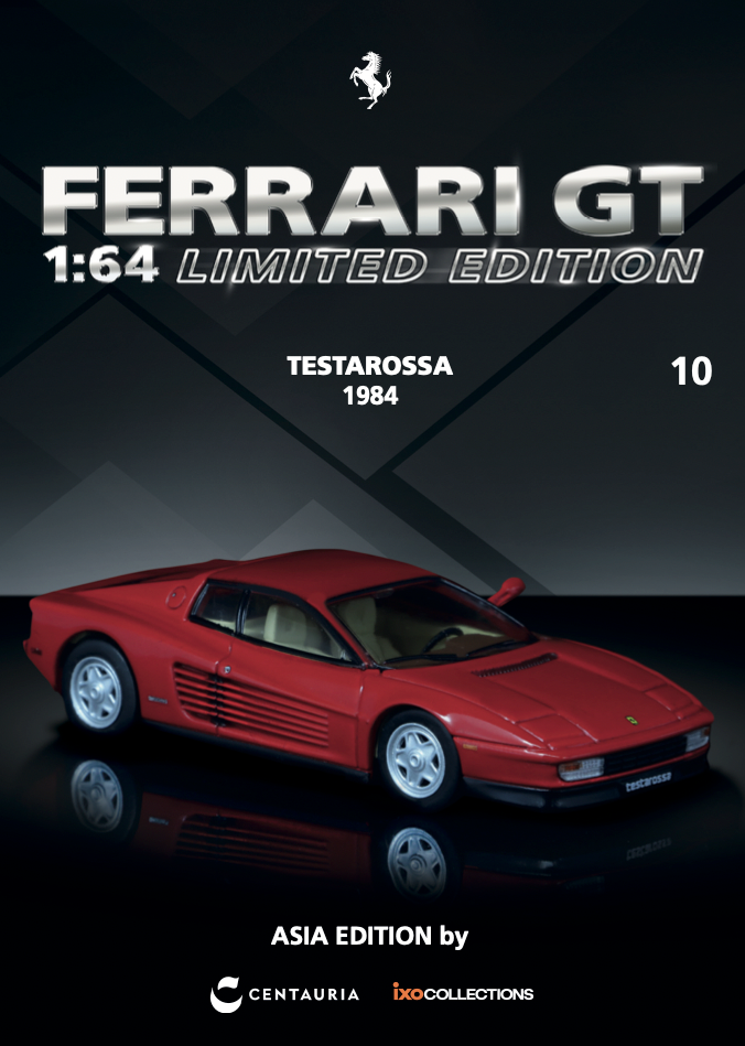 Pre-Order) 1:64 Ferrari Testarossa 1984 -- Red -- Centauria