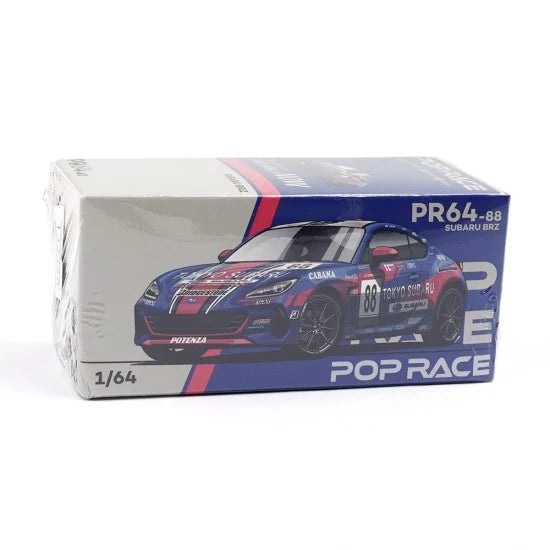 ミニカー POPRACE 1/64 PANDEM BRZ 1:64 Subaru BRZ -- #88 Tokyo Subaru Racing -- Pop Race