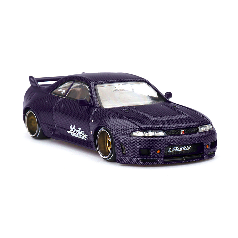 1:64 Nissan Skyline GT-R (R33) Active Carbon V2 - Kaido House x Mini G