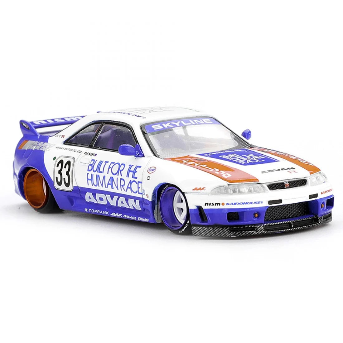 1:64 Nissan Skyline GT-R (R33) BFTHR V1 -- Kaido House x Mini GT KHMG2