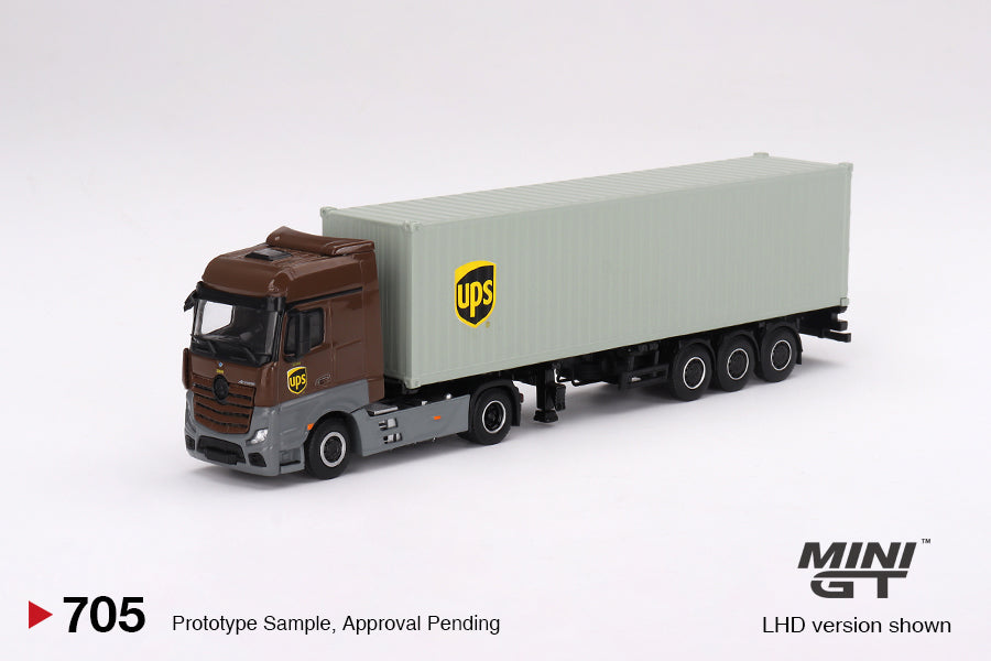 MINI GT Actros UPS　海上コンテナトレーラー1/64　最終値下げ MINI GT Actros UPS 海上コンテナトレーラー1/64 最終値下げ MINI GT