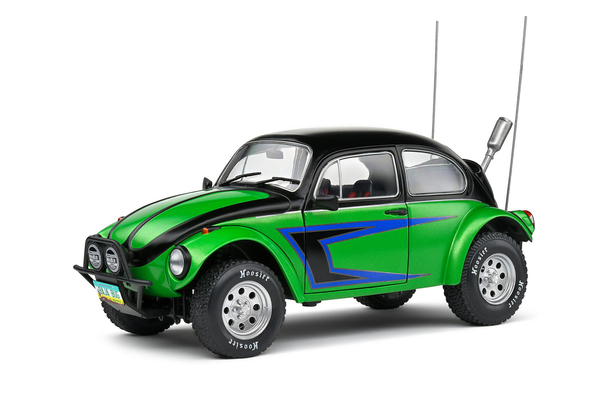 1:18 Volkswagen Beetle Baja -- Green Black -- Solido