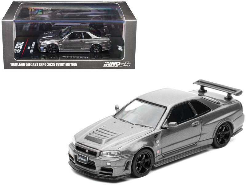INNO64 1/64 GTR R34 THAILAND EXPO 限定 1:64 Nissan Skyline GTR (R34) Z-Tune -- Grey -- INNO64 Thailand Expo 2