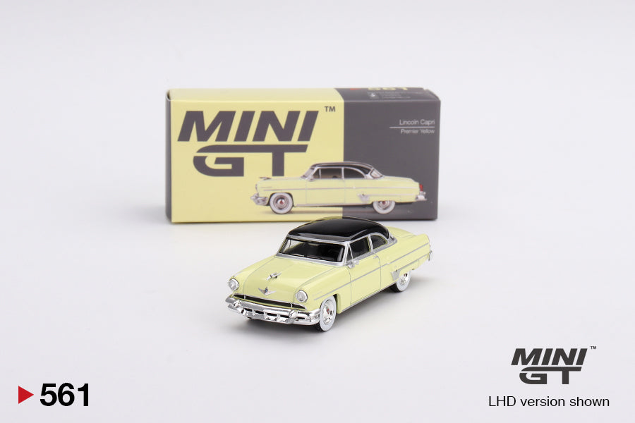 MINI GT Lincoln Capri 1954 限定モデル　チェイス 1:64 Lincoln Capri 1954 Premier -- Yellow -- Mini GT