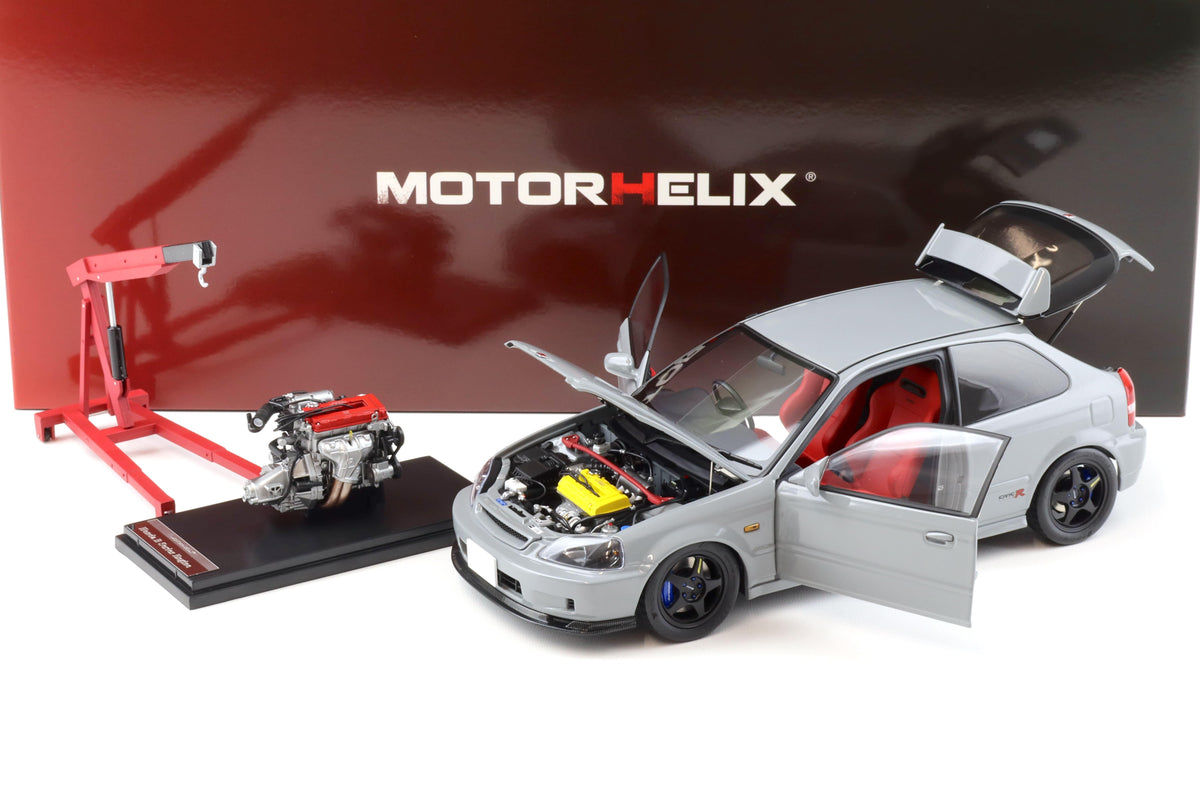 1:18 Honda Civic Type R (EK9) -- Nardo Grey -- Motorhelix