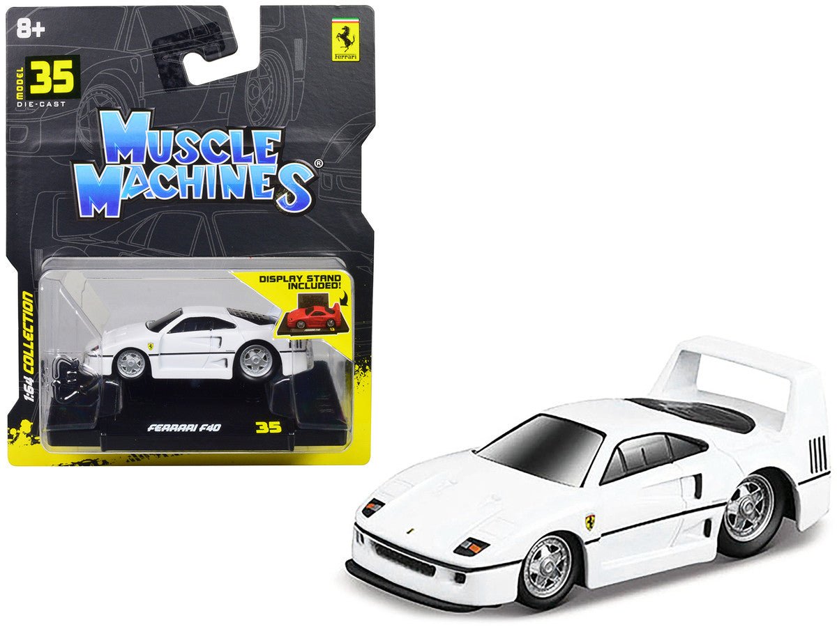 My64 1:64 Ferrari F40 Blanc Bruneis Sultan Spécial - FR