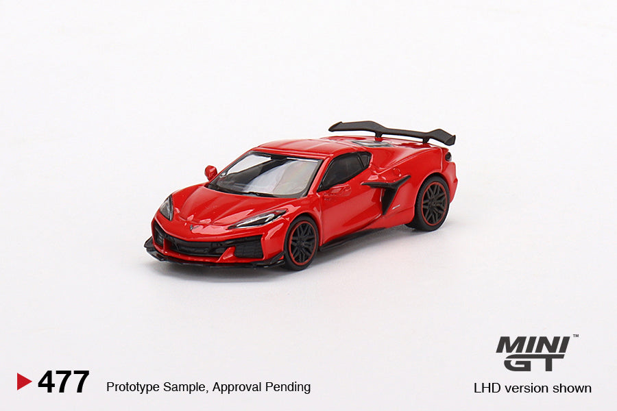 ミニカー MINI GT Chevrolet Corvette Z06 Torch Red 1:64 Chevrolet Corvette Z06 2023 -- Torch Red -- Mini GT