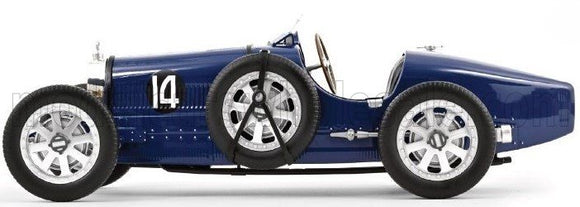 (Pre-Order) 1:12 1925 Bugatti T35 -- #14 Navy Racing Blue -- Norev