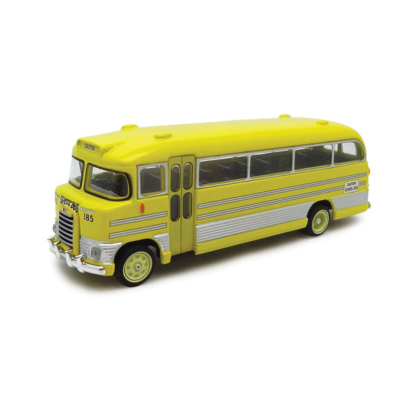 1:87 (HO) Aussie Yellow School Bus -- 1957-1959 Bedford SB Bus -- Cooee Classics