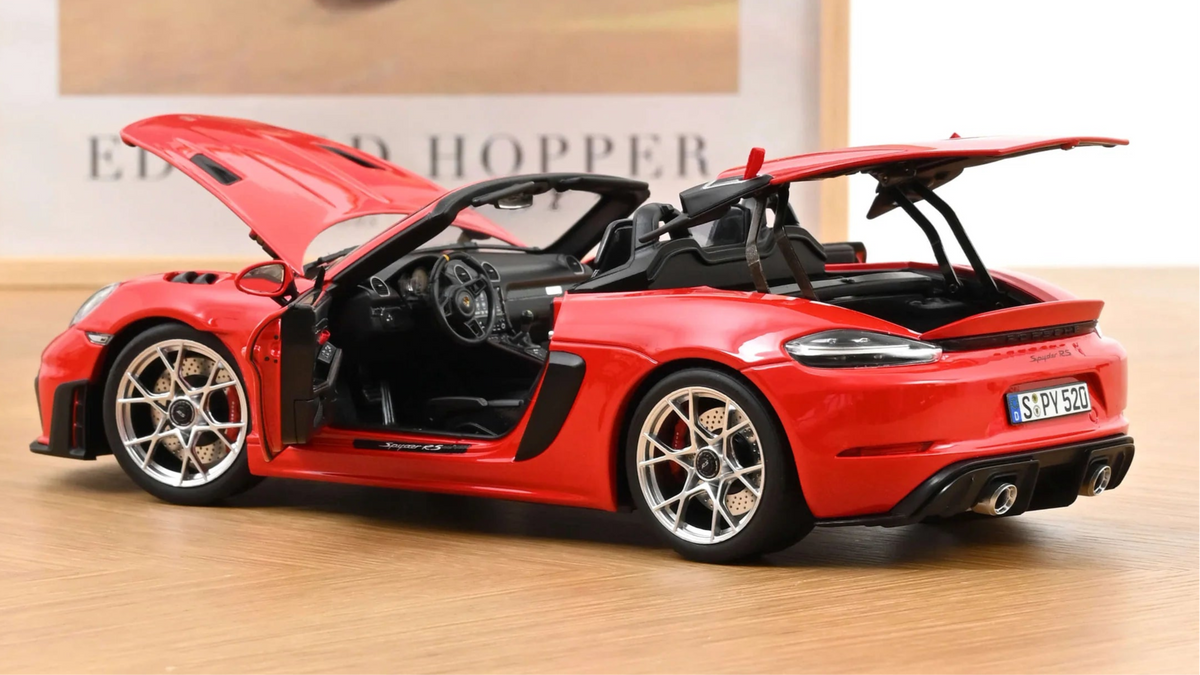 Porsche 718 Spyder RS W, dunkelgrün, 2023, 1:18, Norev | Model Car World Porsche 718 Spyder RS W, dunkelgrün, 2023, 1:18, Norev | Model Car World