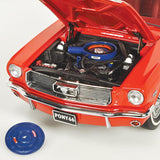 1:18 1966 Ford Mustang -- Signal Flare Red -- Classic Carlectables