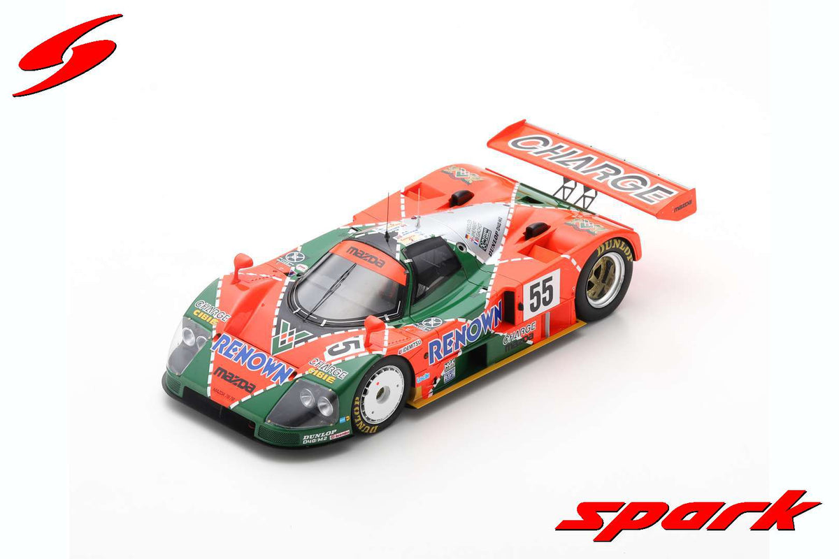 1:18 1991 Le Mans 24 Hour Winner -- #55 Mazda 787B -- Spark