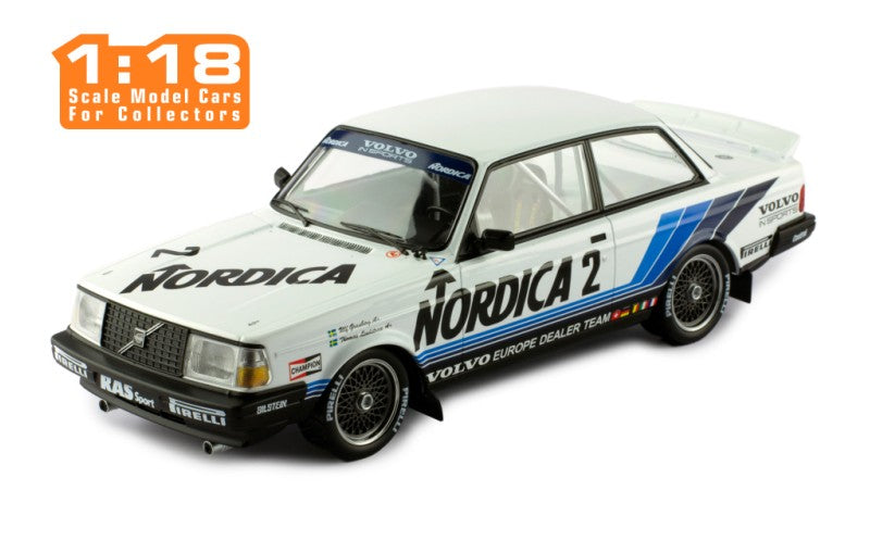 1:18 1986 ETCC Brno Winner -- #2 Nordica Volvo 240 Turbo -- IXO Models