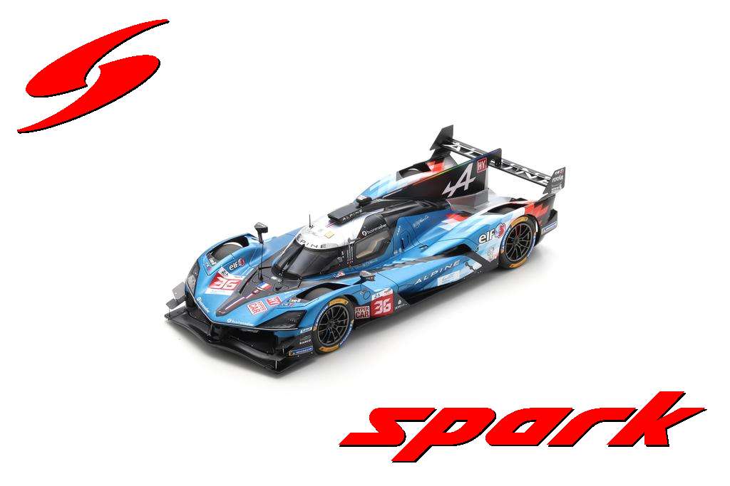 スパーク spark 18 Alpine アルピーヌ A424 LMDh 1:18 2024 Le Mans 24h -- #36 Alpine A424 -- Spark