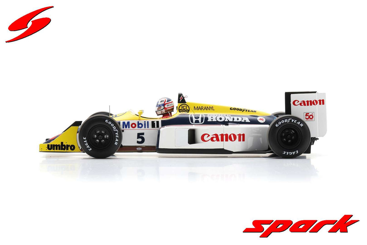 1/43 Spark Williams FW11B N マンセル 1987 1/43 Spark Williams FW11B N マンセル 1987