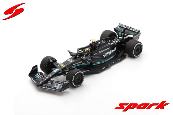 (Pre-Order) 1:18 2023 Lewis Hamilton -- Saudia Arabian GP -- Mercedes-AMG W14 E -- Spark F1