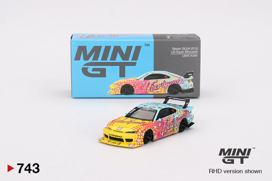 1:64 Nissan LB-Super Silhouette S15 Silvia -- LB KUMA -- Mini GT MGT00