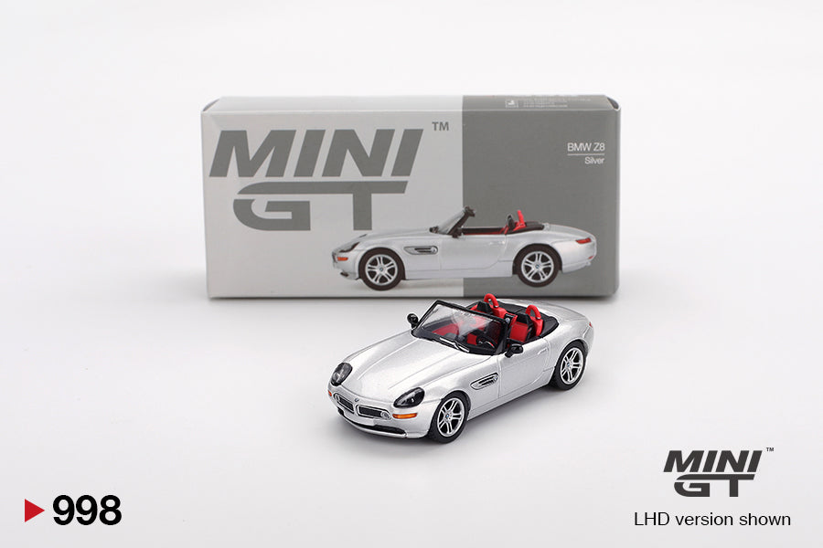 1:64 BMW Z8 -- Silver -- Mini GT MGT00998