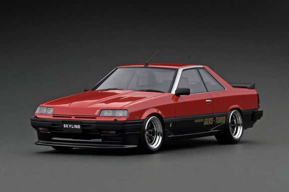1:18 Nissan Skyline 2000 RS-X Turbo-C (R30) - Red/Black -- Ignition Model IG2440