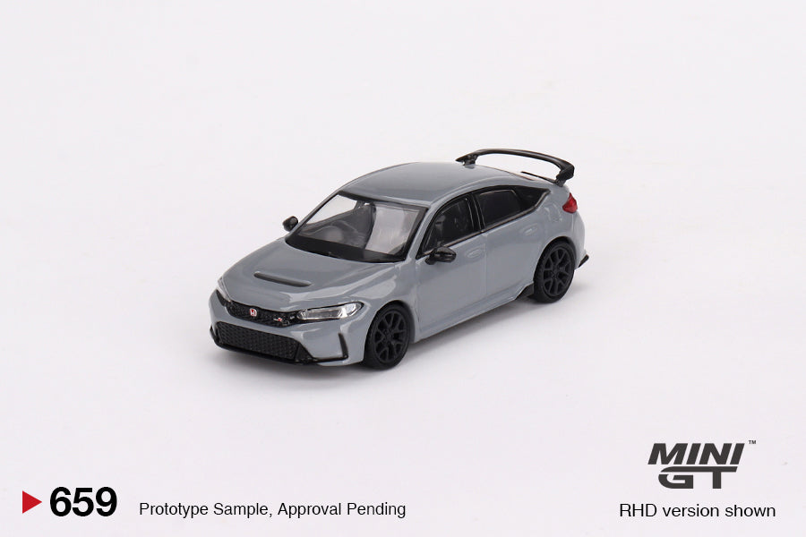 1:64 Honda Civic Type R (FL5) 2023 -- Sonic Grey Pearl