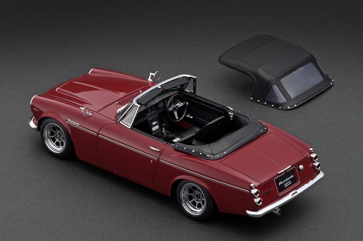 1:18 Datsun Fairlady 2000 (SR311) -- Burgundy Red -- Ignition Model IG