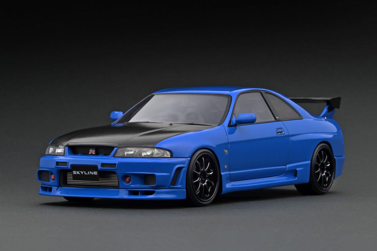 1:18 Nissan Skyline GT-R (BCNR33) -- Blue -- Ignition Model IG2780