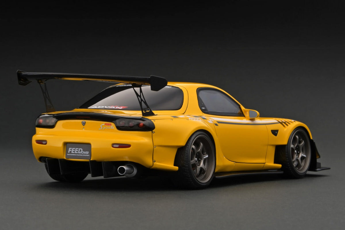 1:18 Mazda RX7 FEED Afflux GT3 (FD3S) -- Yellow -- Ignition