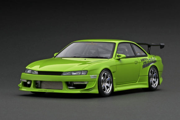1:18 Nissan VERTEX S14 Silvia -- Green -- Ignition Model IG3086