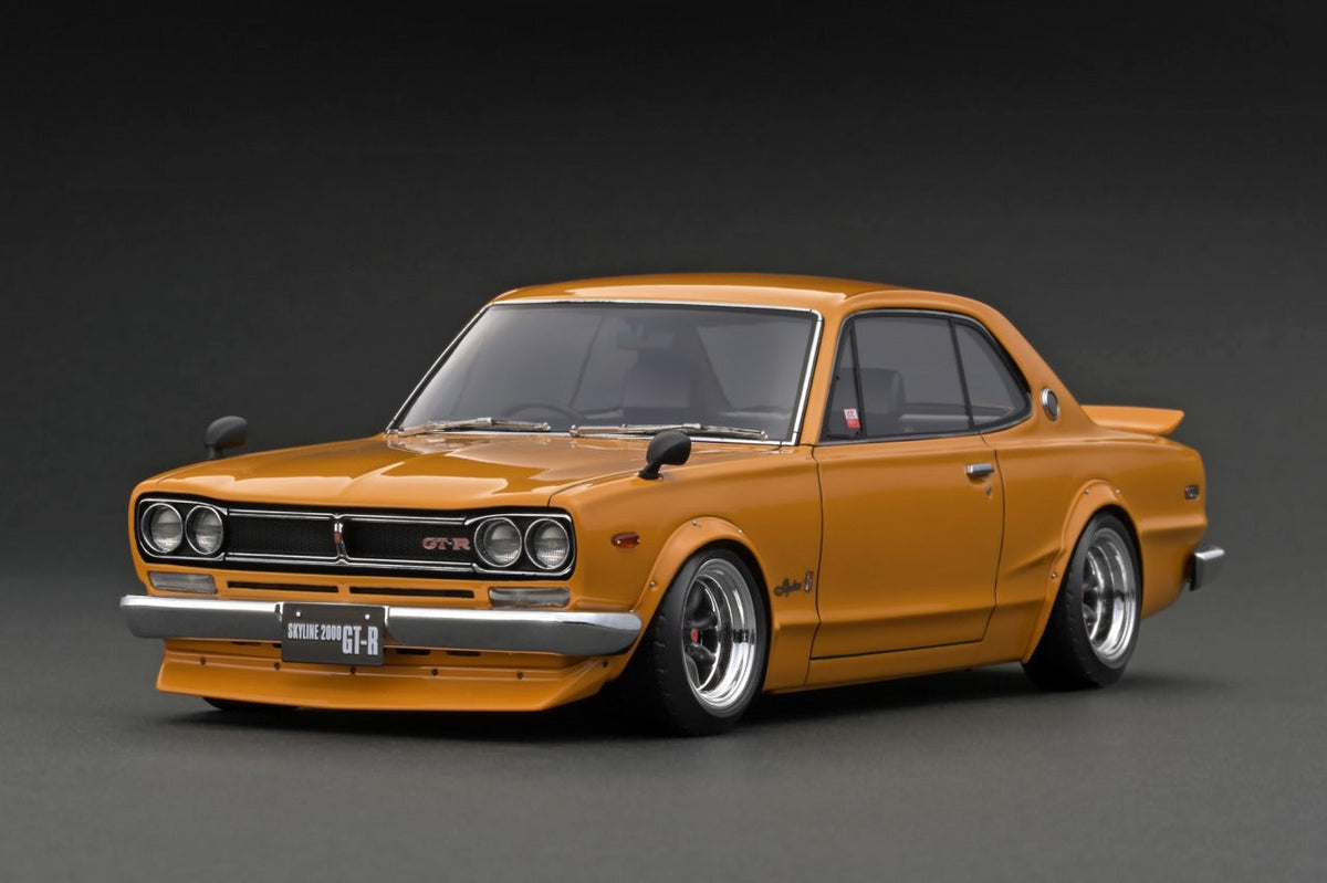 自動車 1:18 NISSAN SKYLINE 2000 GT-R (KPGC10) 1:18 Nissan Skyline 2000 GT-R (KPGC10) -- Brown -- Ignition Model IG32