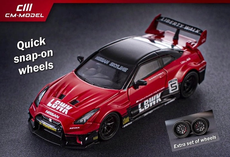 1:64 Nissan R35 LBWK GT35RR Super Silhouette -- #5 Red/Black -- CM-Mod
