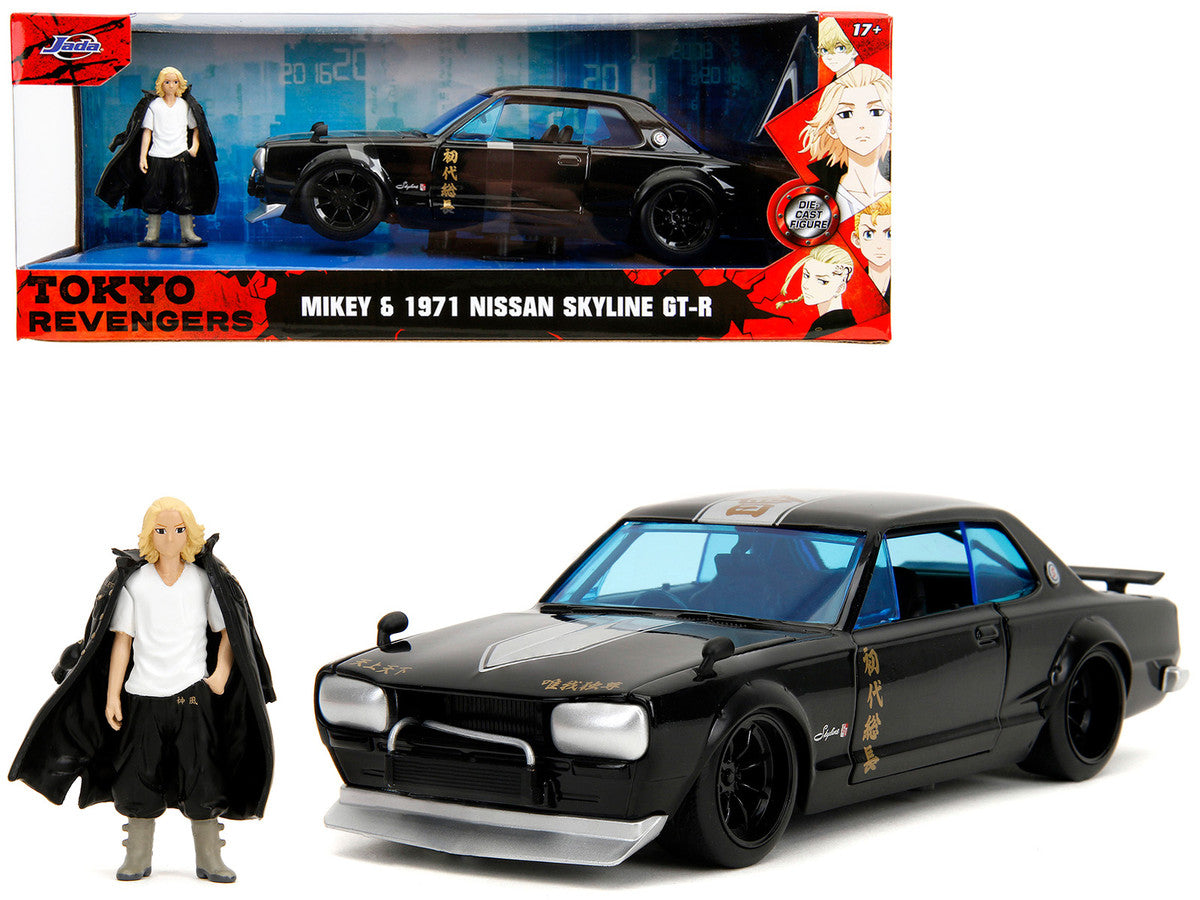 1:24 Tokyo Revengers - Mikey w/1971 Nissan Skyline GT-R -- JADA