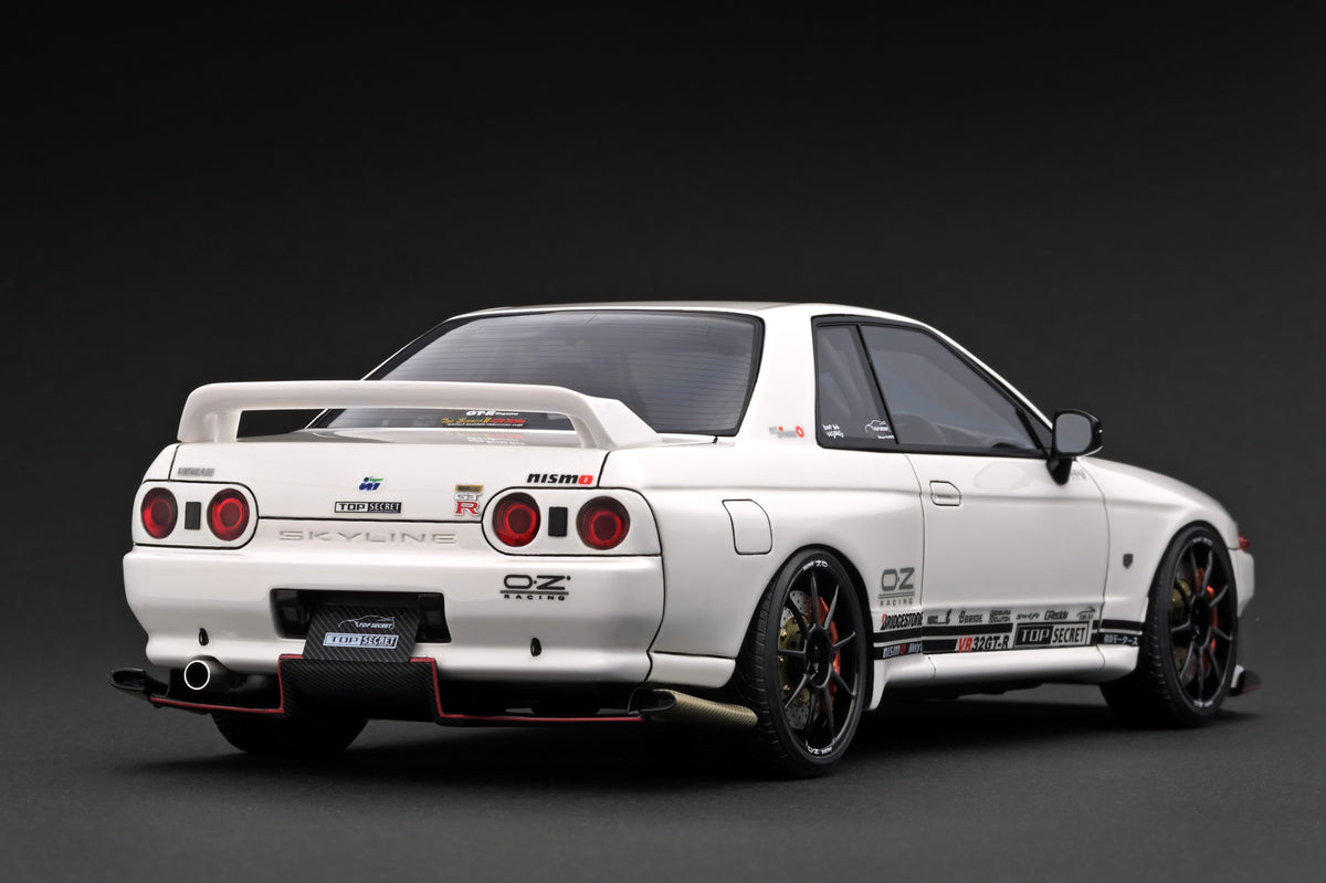 1:18 Nissan Skyline R32 GT-R TOP SECRET -- White -- Ignition Model IG3