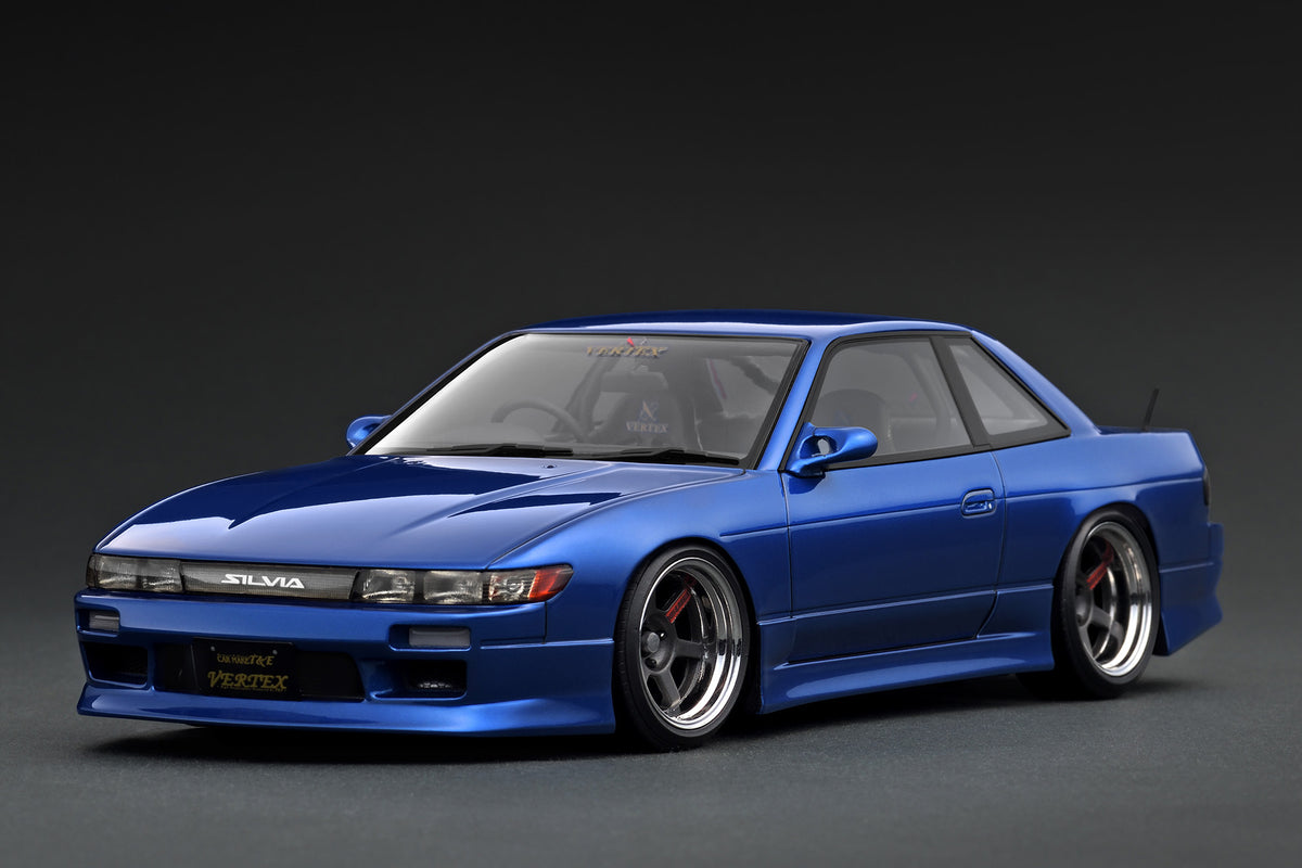 1:18 Nissan S13 Silvia VERTEX -- Blue Metallic -- Ignition Model IG358