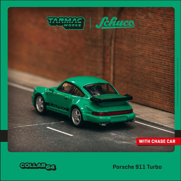 (Pre-Order) 1:64 Porsche 911 Turbo -- Green -- Tarmac Works