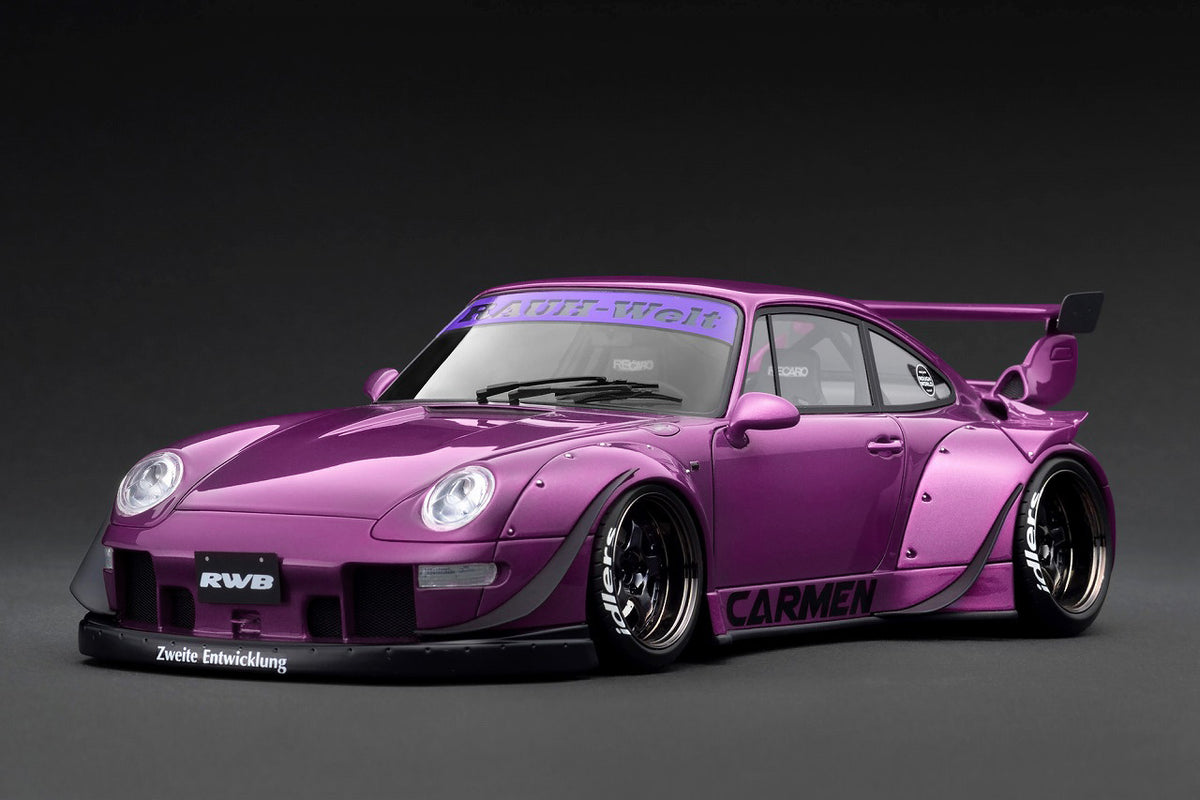 1:18 RWB 993 (Porsche 911) -- Purple Metallic -- Ignition Model IG3623