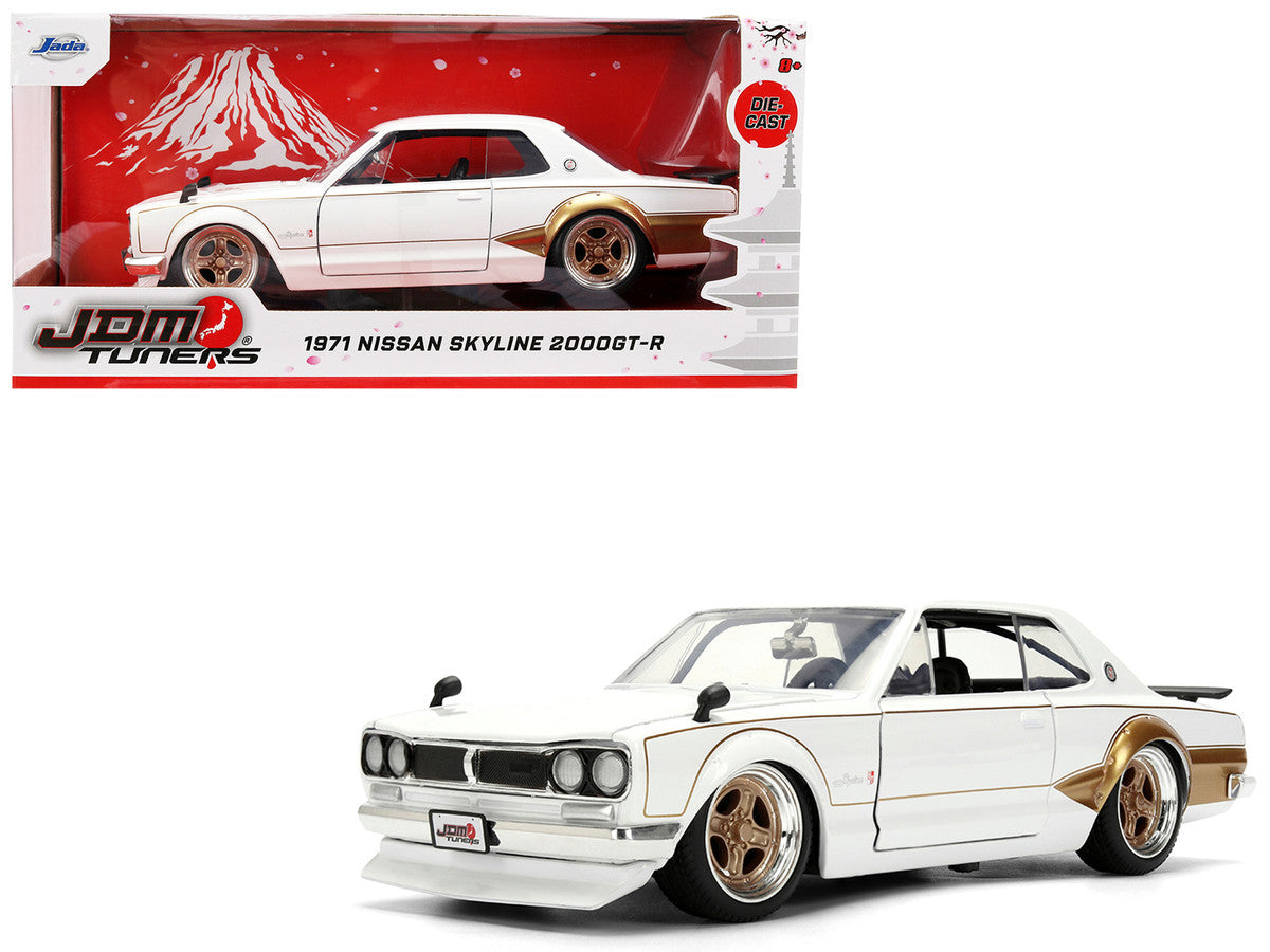 Jada Toys Nissan Skyline GT-R 1971 1:24 JDM TUNERS Bleu - Modèle Réduit