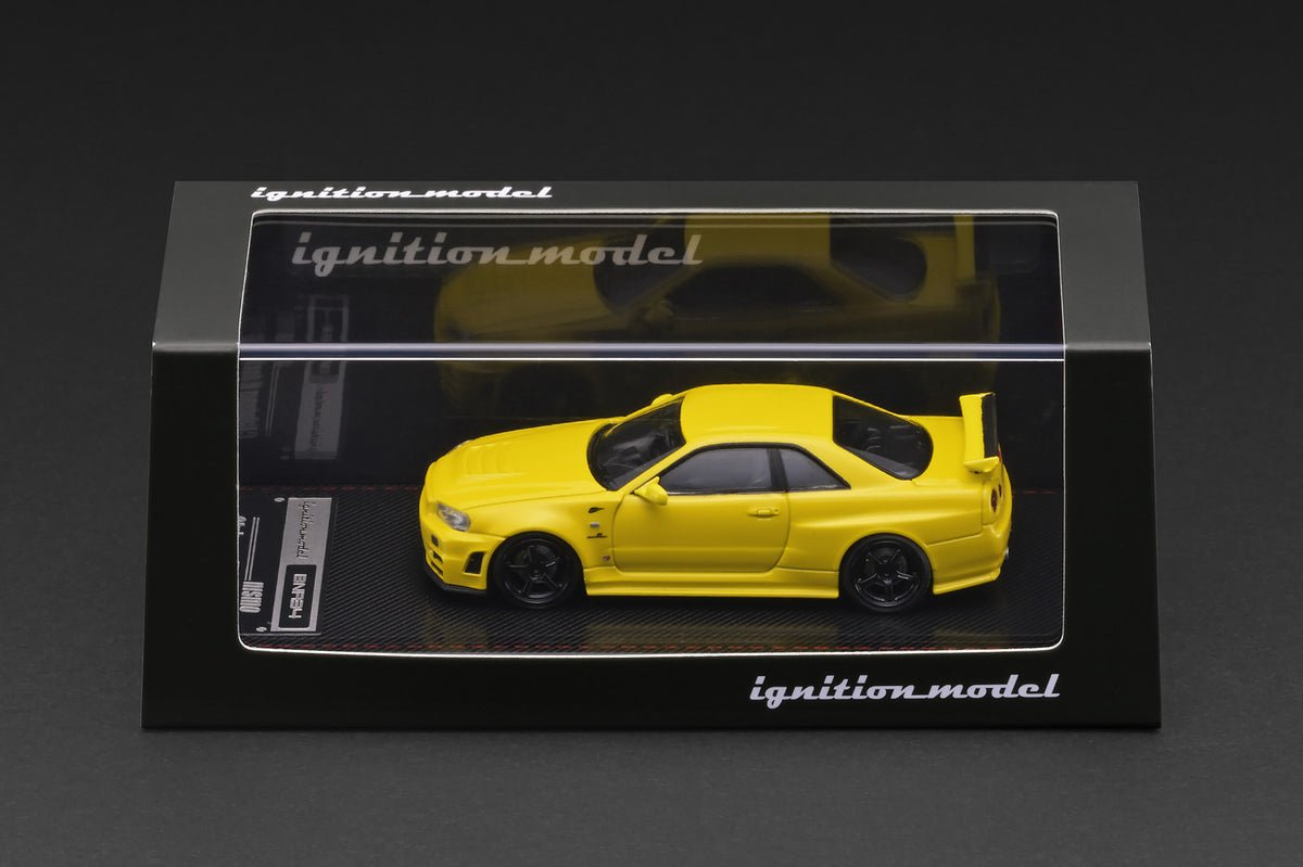 Pre-Order) 1:64 Nissan Skyline R34 GT-R NISMO -- Yellow Metallic -- I