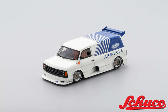 (Pre-Order) 1:18 Ford Transit Supervan 2 (1984) -- Schuco