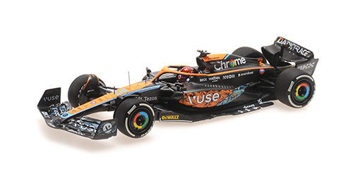 1:43 2022 Daniel Ricciardo -- Abu Dhabi -- McLaren MCL36 -- Minichamps F1