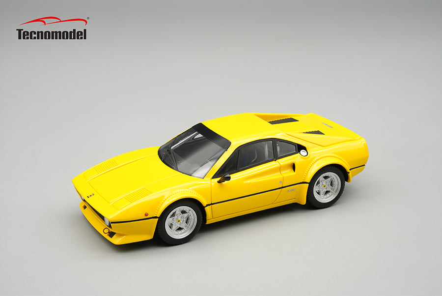 Pre-Order) 1:43 Ferrari 308 GTB4 LM 1976 -- Yellow -- Tecnomodel