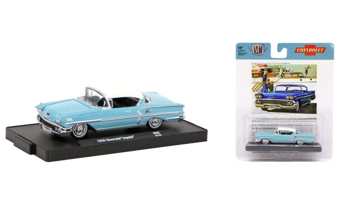 M2マシーンズCHEVROLET 1958 LCF & Impala M2 CHEVROLET 1958 LCF & Impala ミニカー 1:64 1958 Chevrolet Impala