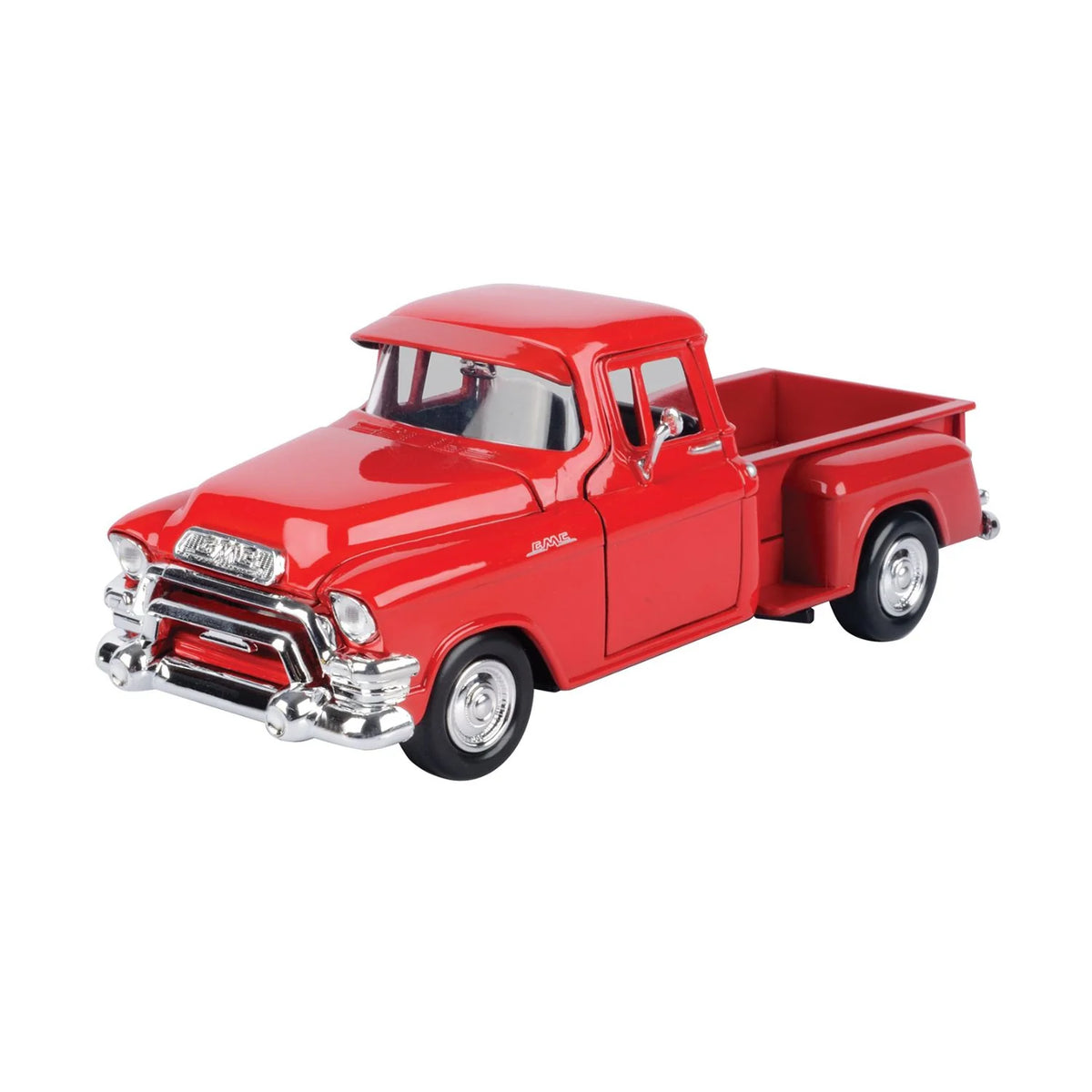 1:24 1955 GMC Blue Chip Pickup -- Red -- MotorMax