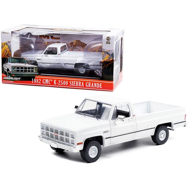 1:18 1982 GMC K-2500 Sierra Grande Wideside Pickup Truck -- White -- G