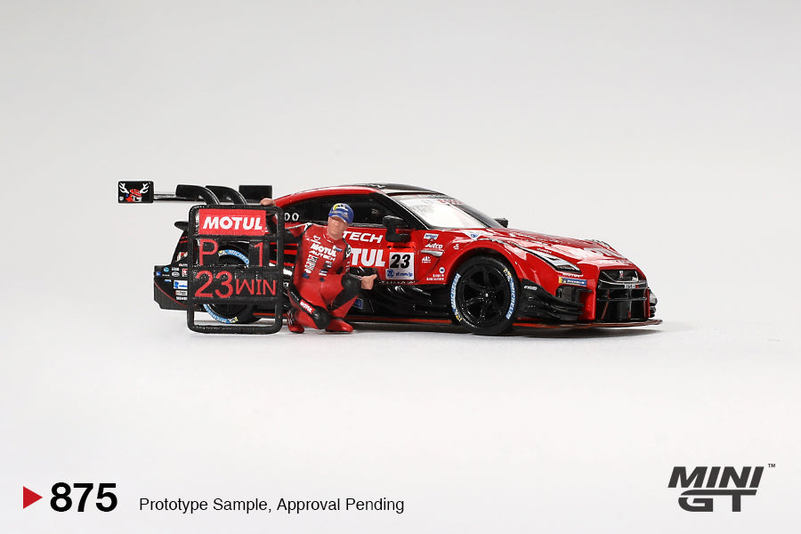 1:64 Nissan GT-R NISMO GT3 -- #23 MOTUL 2021 Super GT Series -- Mini G