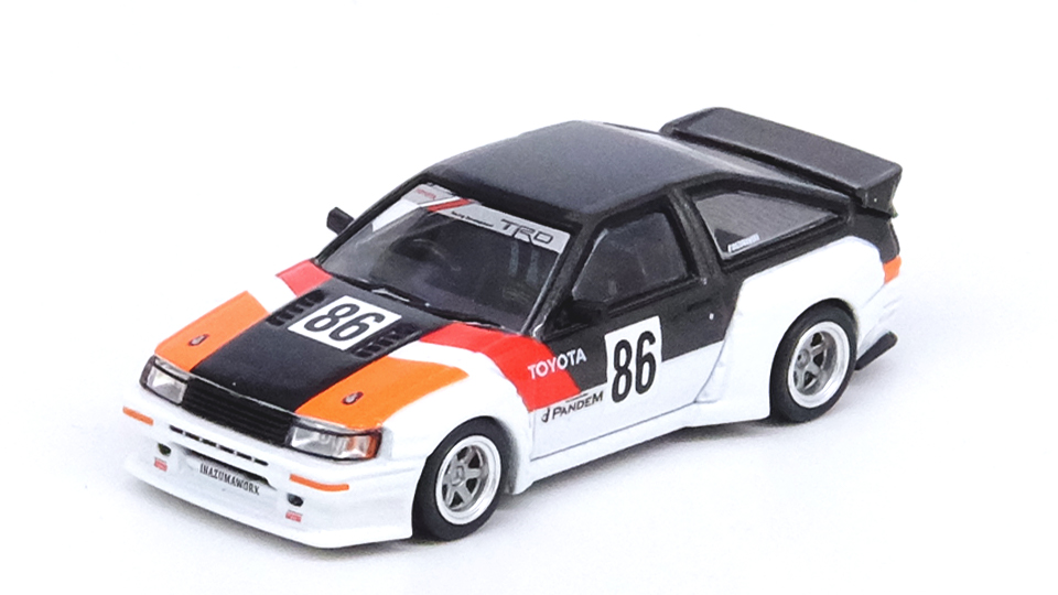 1:64 Toyota AE86 Levin Pandem Rocket Bunny -- Inazuma Worx -- INNO64