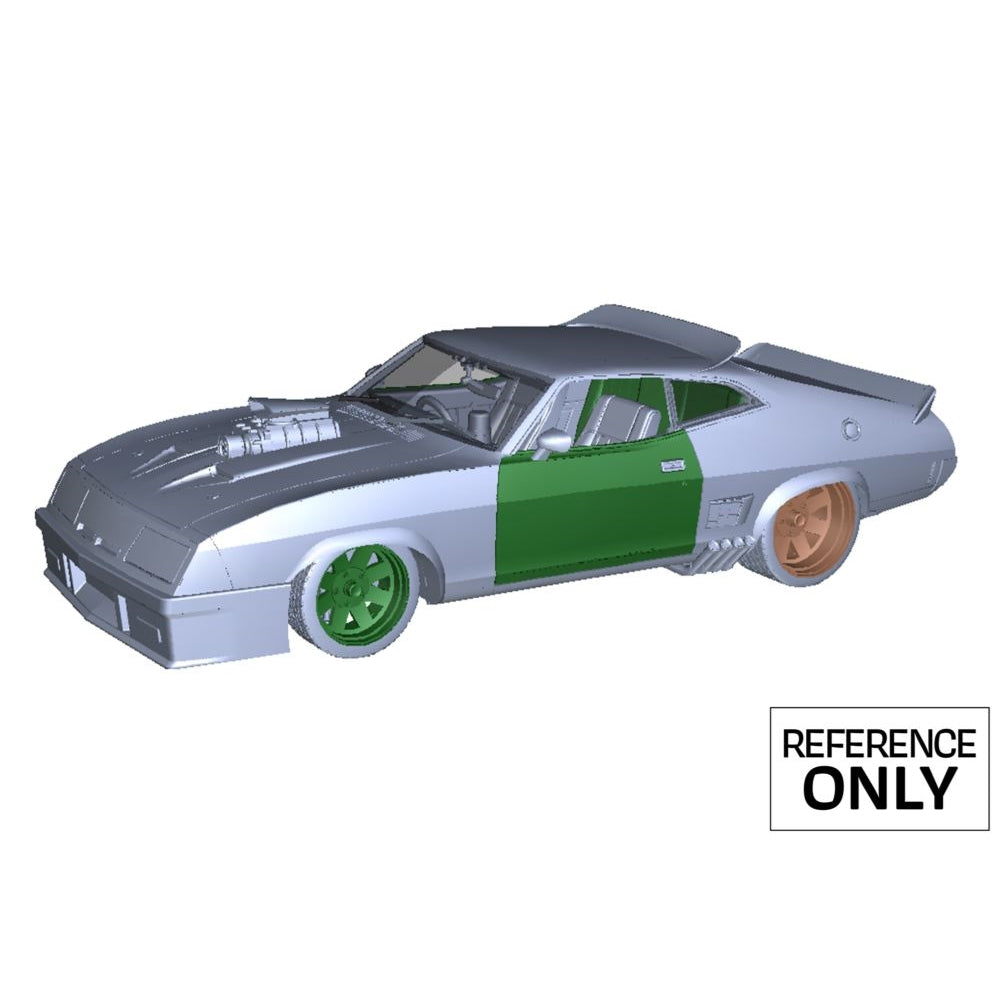 Pre-Order) 1:24 Mad Max (Custom) -- Black Interceptor -- Ford Falcon