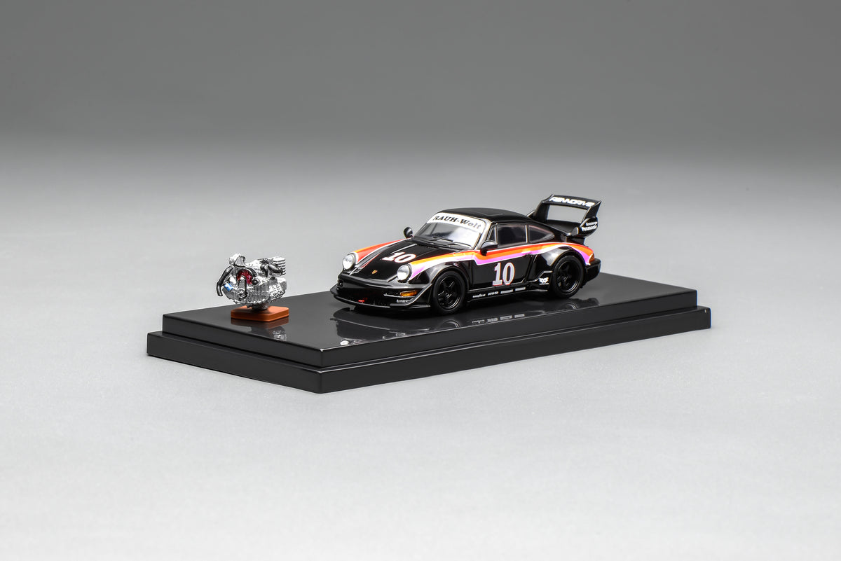 Pre-Order) 1:64 RWB 964 -- #10 Black -- Motorhelix