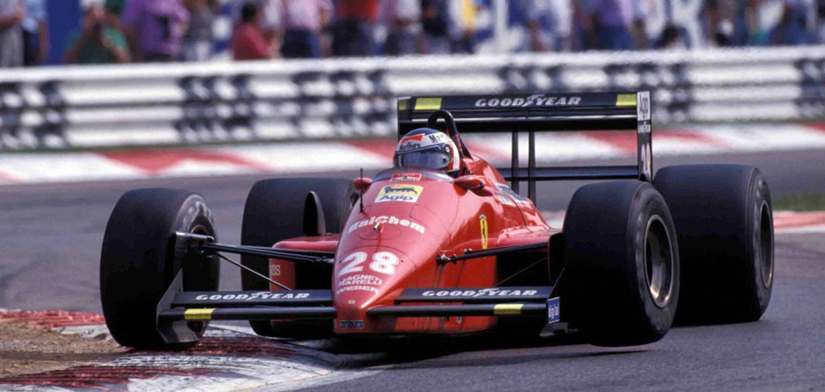 Pre-Order) 1:18 1988 Gerhard Berger -- Italian GP Winner -- #28 Ferra