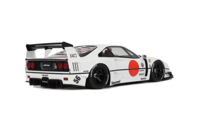 1:18 Ferrari F40 by Liberty Walk -- White -- GT Spirit LB-Works
