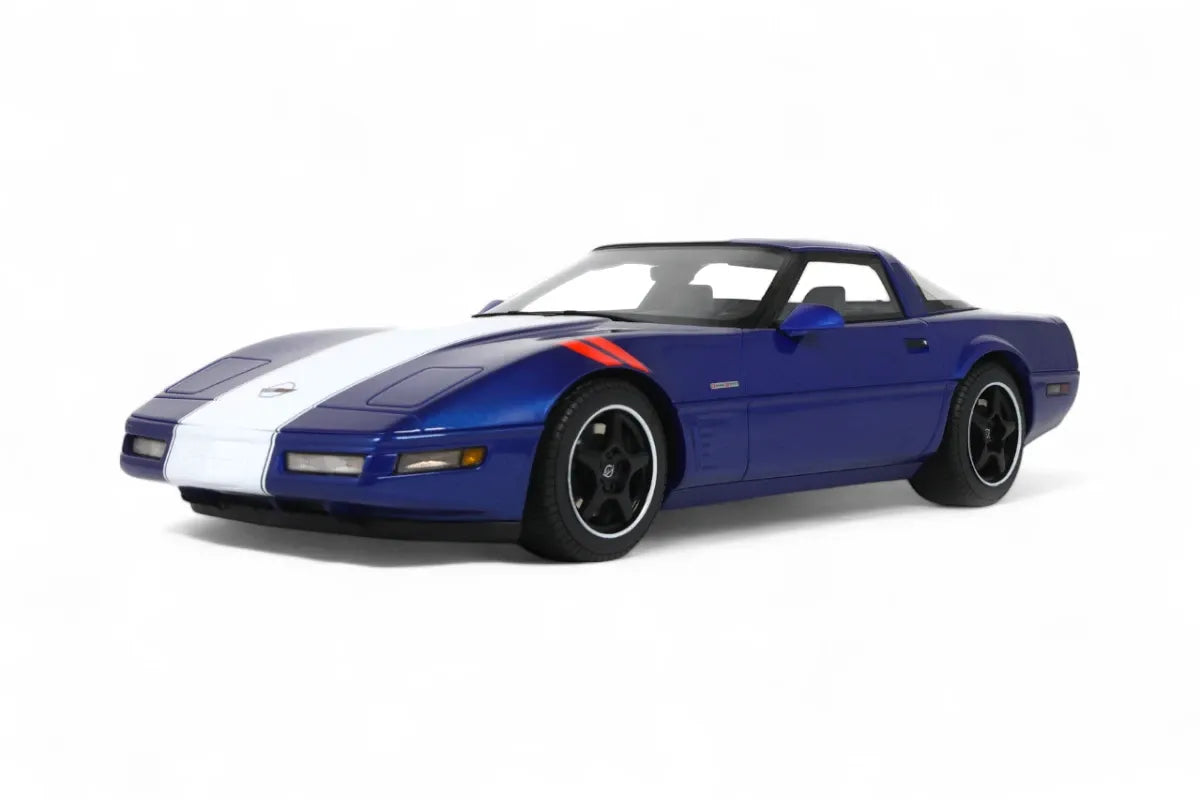 Pre-Order) 1:18 Chevrolet Corvette C4 Grand Sport -- Blue w